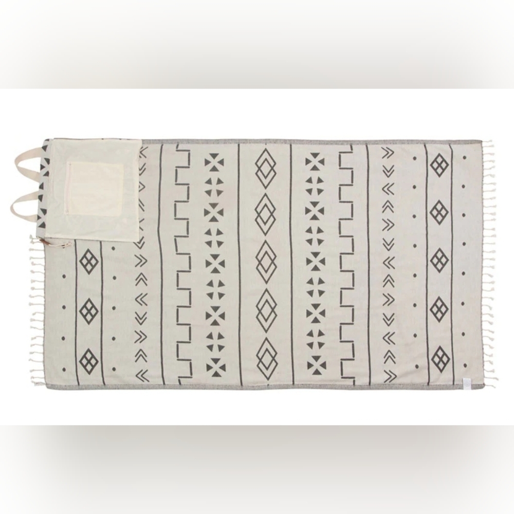 Mudcloth Towel Bag